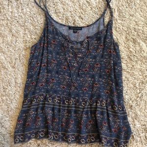 AE Peplum Floral Tank Top